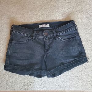 Hollister Black Jean Shorts